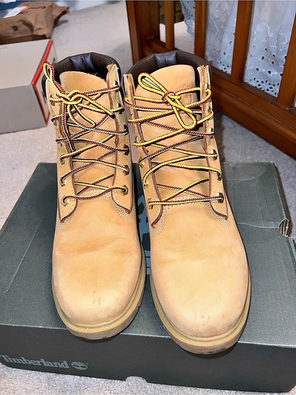Timberland Women’s 6-Inch Waterproof Boot Wheat Brown Boots